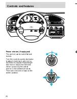 Предварительный просмотр 20 страницы Ford 1998 Contour Manual