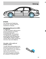 Предварительный просмотр 87 страницы Ford 1998 Contour Manual