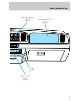 Предварительный просмотр 5 страницы Ford 1998 Crown Victoria Owner'S Manual