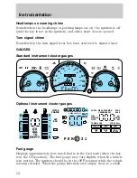 Предварительный просмотр 12 страницы Ford 1998 Crown Victoria Owner'S Manual