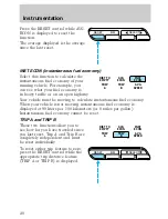 Предварительный просмотр 20 страницы Ford 1998 Crown Victoria Owner'S Manual