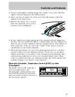 Предварительный просмотр 27 страницы Ford 1998 Crown Victoria Owner'S Manual