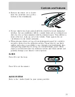 Предварительный просмотр 33 страницы Ford 1998 Crown Victoria Owner'S Manual