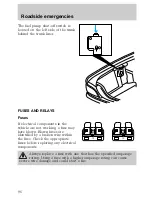 Предварительный просмотр 96 страницы Ford 1998 Crown Victoria Owner'S Manual