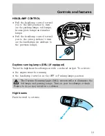 Предварительный просмотр 13 страницы Ford 1998 E-150 Owner'S Manual