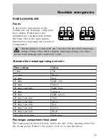 Предварительный просмотр 79 страницы Ford 1998 E-150 Owner'S Manual