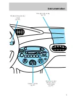 Предварительный просмотр 5 страницы Ford 1998 Escort Manual