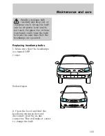 Предварительный просмотр 165 страницы Ford 1998 Escort Manual