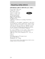 Предварительный просмотр 206 страницы Ford 1998 Mustang GT Owner'S Manual