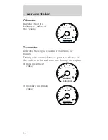 Предварительный просмотр 14 страницы Ford 1998 Mustang Owner'S Manual