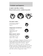 Предварительный просмотр 18 страницы Ford 1998 Mustang Owner'S Manual