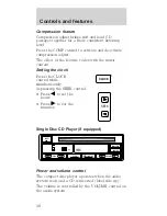 Предварительный просмотр 38 страницы Ford 1998 Mustang Owner'S Manual