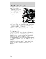 Предварительный просмотр 132 страницы Ford 1998 Mustang Owner'S Manual