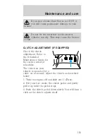 Предварительный просмотр 135 страницы Ford 1998 Mustang Owner'S Manual