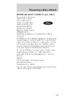 Предварительный просмотр 185 страницы Ford 1998 Mustang Owner'S Manual