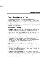 Предварительный просмотр 4 страницы Ford 1998 Windstar Owner'S Manual