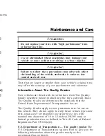 Предварительный просмотр 296 страницы Ford 1998 Windstar Owner'S Manual