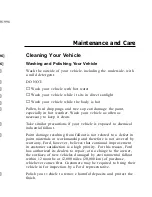 Предварительный просмотр 318 страницы Ford 1998 Windstar Owner'S Manual