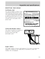 Preview for 191 page of Ford 1999 Crown Victoria Owner'S Manual