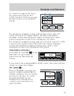 Предварительный просмотр 25 страницы Ford 1999 Explorer Owner'S Manual