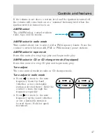 Предварительный просмотр 47 страницы Ford 1999 Explorer Owner'S Manual