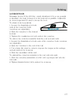 Предварительный просмотр 177 страницы Ford 1999 Explorer Owner'S Manual