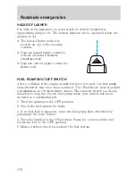 Предварительный просмотр 178 страницы Ford 1999 Explorer Owner'S Manual