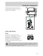 Предварительный просмотр 179 страницы Ford 1999 Explorer Owner'S Manual