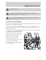 Предварительный просмотр 209 страницы Ford 1999 Explorer Owner'S Manual