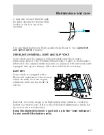 Предварительный просмотр 219 страницы Ford 1999 Explorer Owner'S Manual