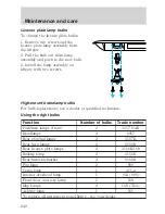 Предварительный просмотр 240 страницы Ford 1999 Explorer Owner'S Manual