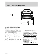 Предварительный просмотр 254 страницы Ford 1999 Explorer Owner'S Manual