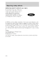 Предварительный просмотр 256 страницы Ford 1999 Explorer Owner'S Manual