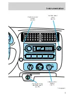 Предварительный просмотр 5 страницы Ford 1999 Ranger Owner'S Manual