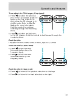 Предварительный просмотр 43 страницы Ford 1999 Ranger Owner'S Manual