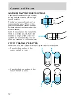 Предварительный просмотр 62 страницы Ford 1999 Ranger Owner'S Manual