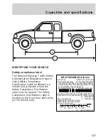 Предварительный просмотр 207 страницы Ford 1999 Ranger Owner'S Manual