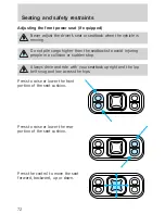 Предварительный просмотр 72 страницы Ford 1999 Wagon-Econoline Owner'S Manual