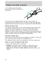 Предварительный просмотр 78 страницы Ford 1999 Wagon-Econoline Owner'S Manual