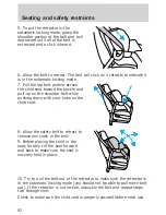 Предварительный просмотр 92 страницы Ford 1999 Wagon-Econoline Owner'S Manual