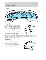 Предварительный просмотр 12 страницы Ford 1999 Windstar Owner'S Manual