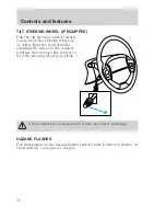 Предварительный просмотр 76 страницы Ford 1999 Windstar Owner'S Manual