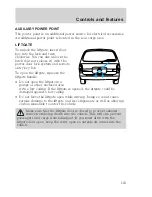 Предварительный просмотр 103 страницы Ford 1999 Windstar Owner'S Manual