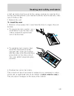 Предварительный просмотр 115 страницы Ford 1999 Windstar Owner'S Manual