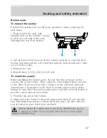 Предварительный просмотр 117 страницы Ford 1999 Windstar Owner'S Manual