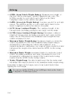 Предварительный просмотр 160 страницы Ford 1999 Windstar Owner'S Manual