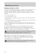 Предварительный просмотр 222 страницы Ford 1999 Windstar Owner'S Manual