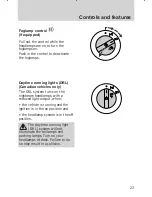 Preview for 23 page of Ford 2000 Contour Manual