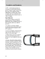 Preview for 32 page of Ford 2000 Contour Manual