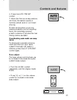 Preview for 43 page of Ford 2000 Contour Manual